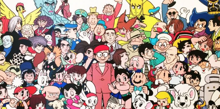 Osamu Tezuka and his characters