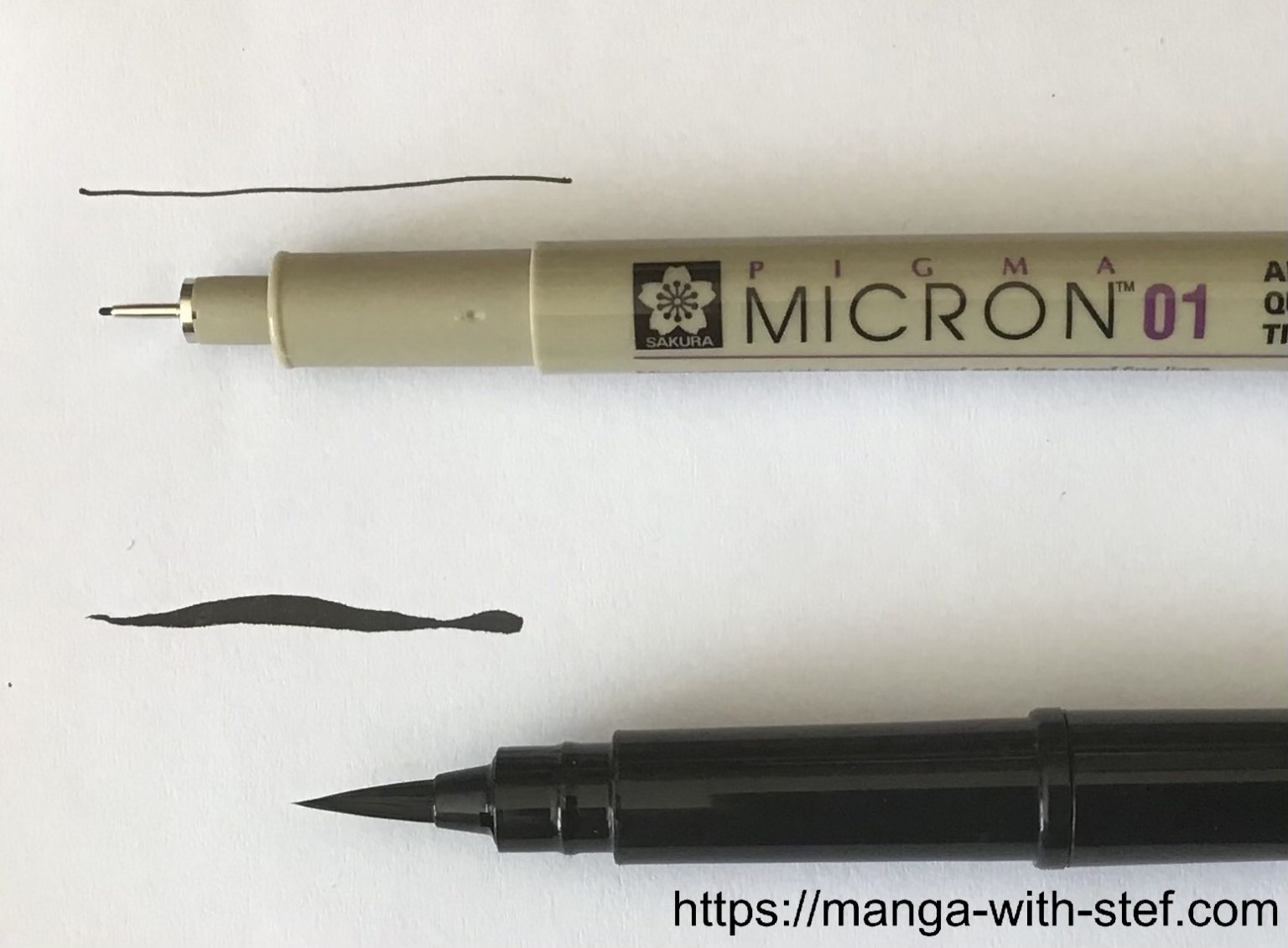 Inking a Manga Page Manga with Stef