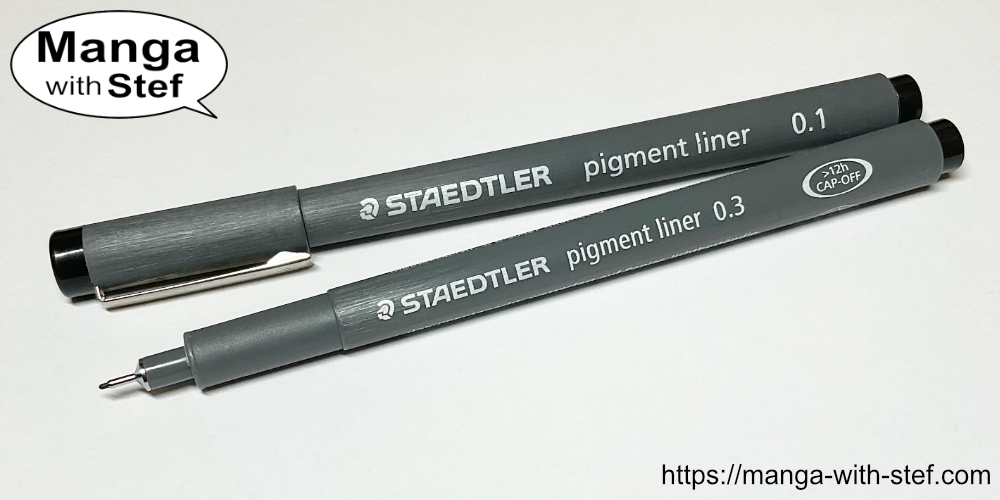Two Staedler pigment liners